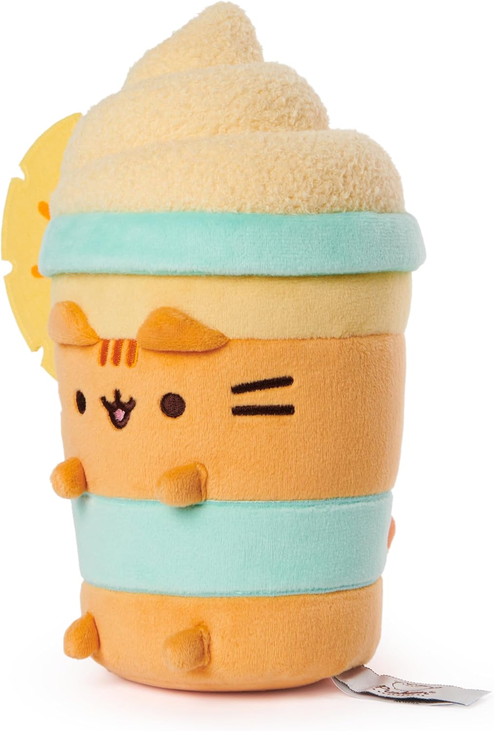 GUND Pusheen Pineapple Float Plush, Cat Stuffed Animal for Ages 8 and Up, Orange, 9.5”