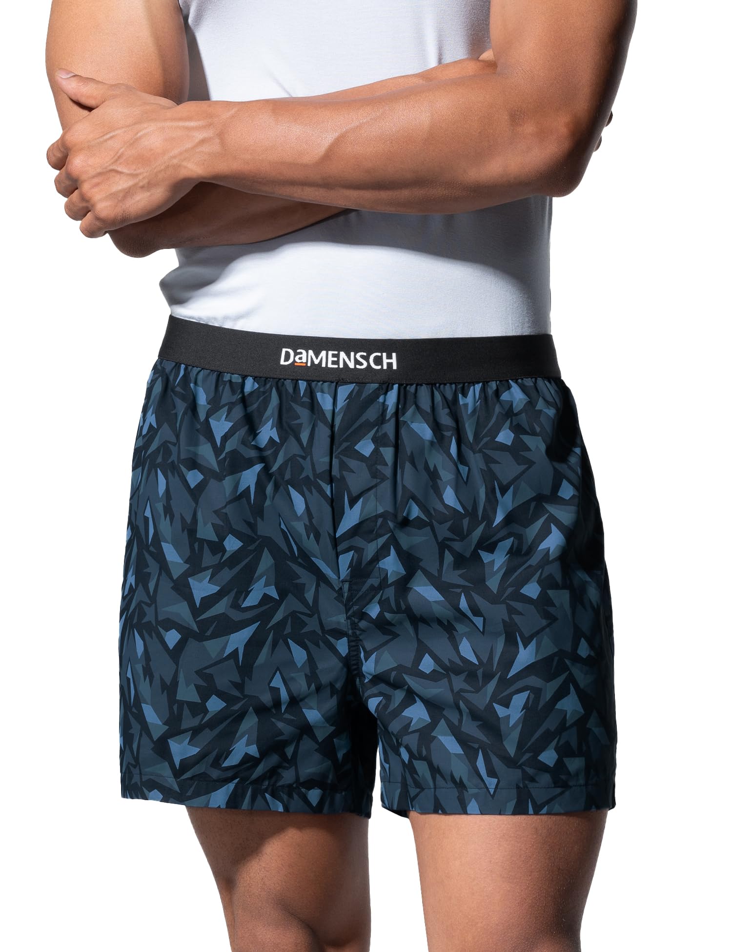 damensch BREEEZE Men's Ultralight Cotton Inner Boxers-Pack of 1-Spikey Blue-X-Large-picture-28
