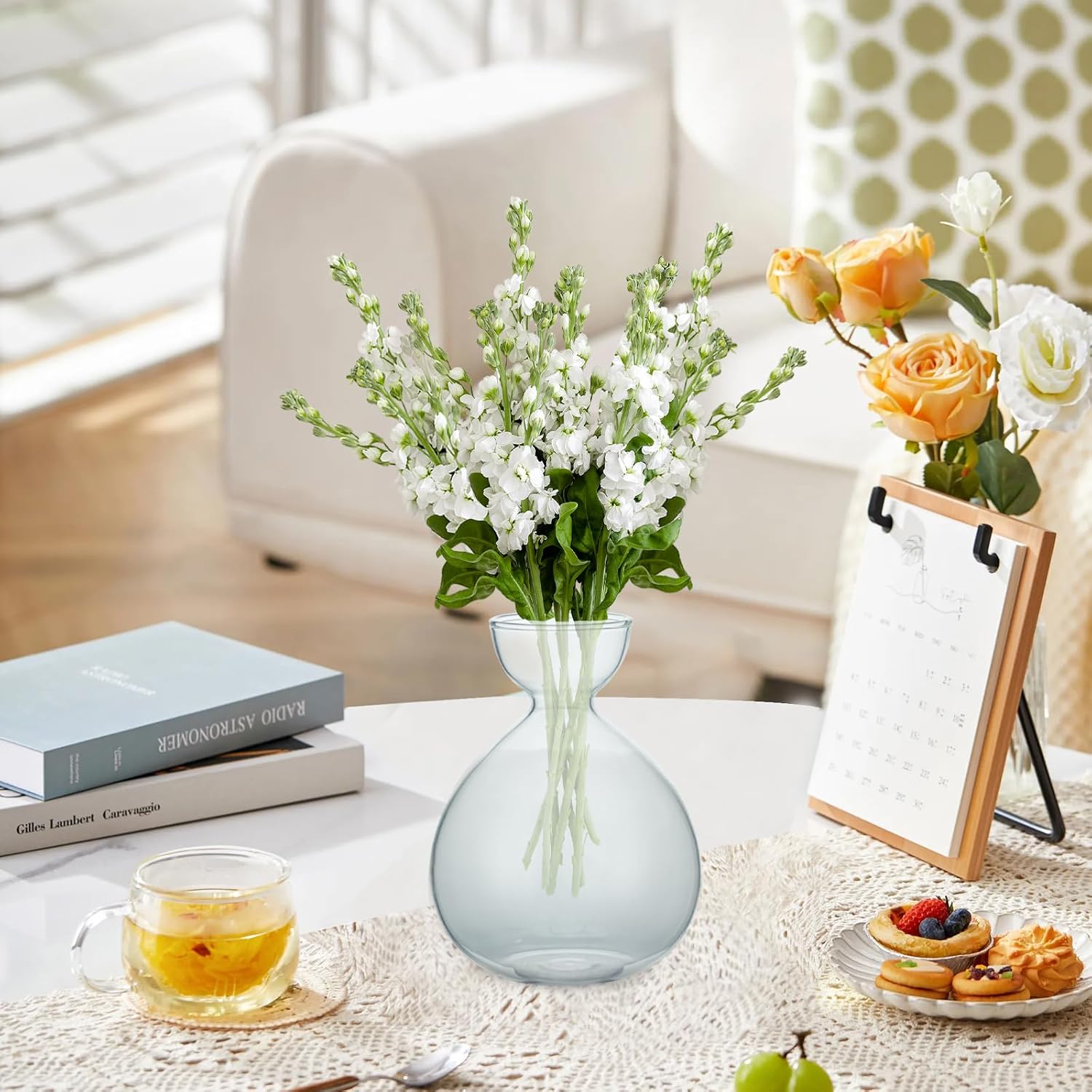 2PCS Avocado Vase Grow Glass Bulb Vases Acorn Seed Starter Vase Avocados Pit Planter Pot for Gardening Lover Indoor Hydroponics