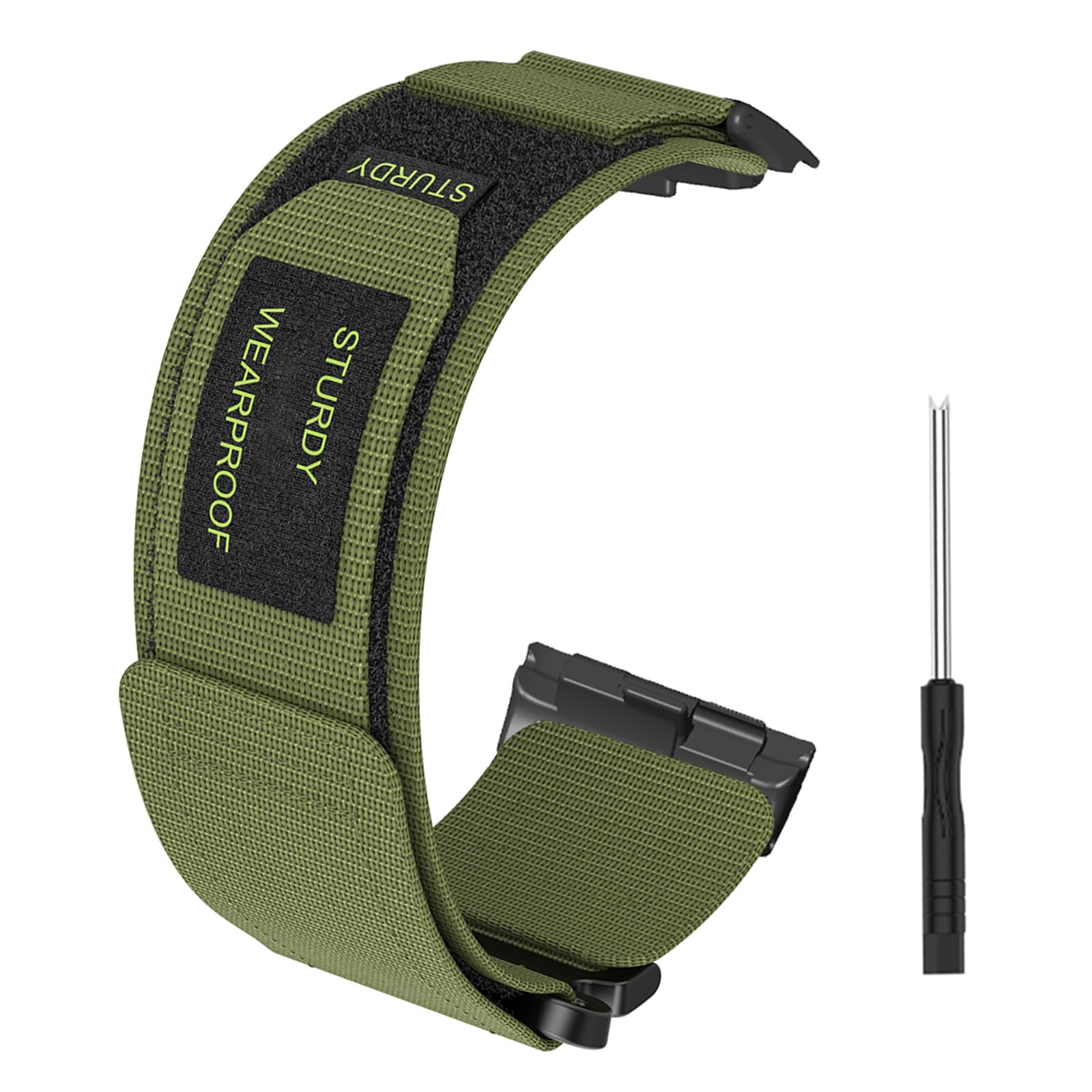 Correa de reloj de nailon para hombre y mujer, para entusiastas del aire libre, pulsera deportiva, transpirable, accesorios para reloj