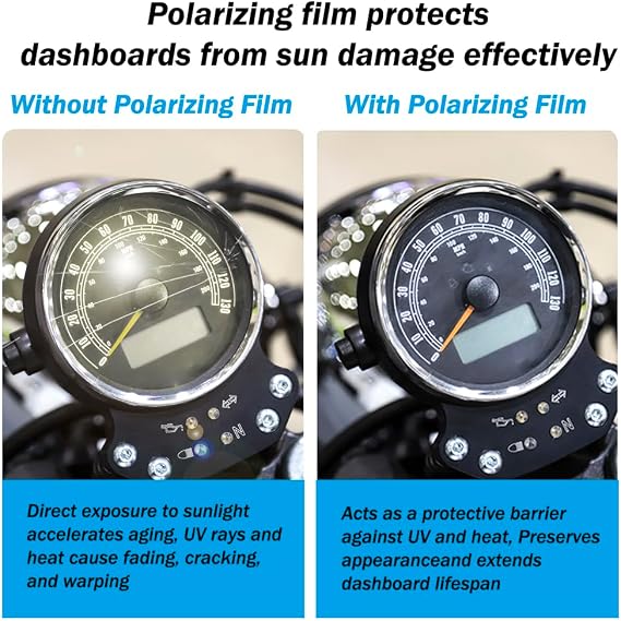 Polarized Film Sheets 2 PCS 7.8x5.9in/ 20x15cm Adhesive Polarizer Linear Polarizing Filter for Screen Educational Physics