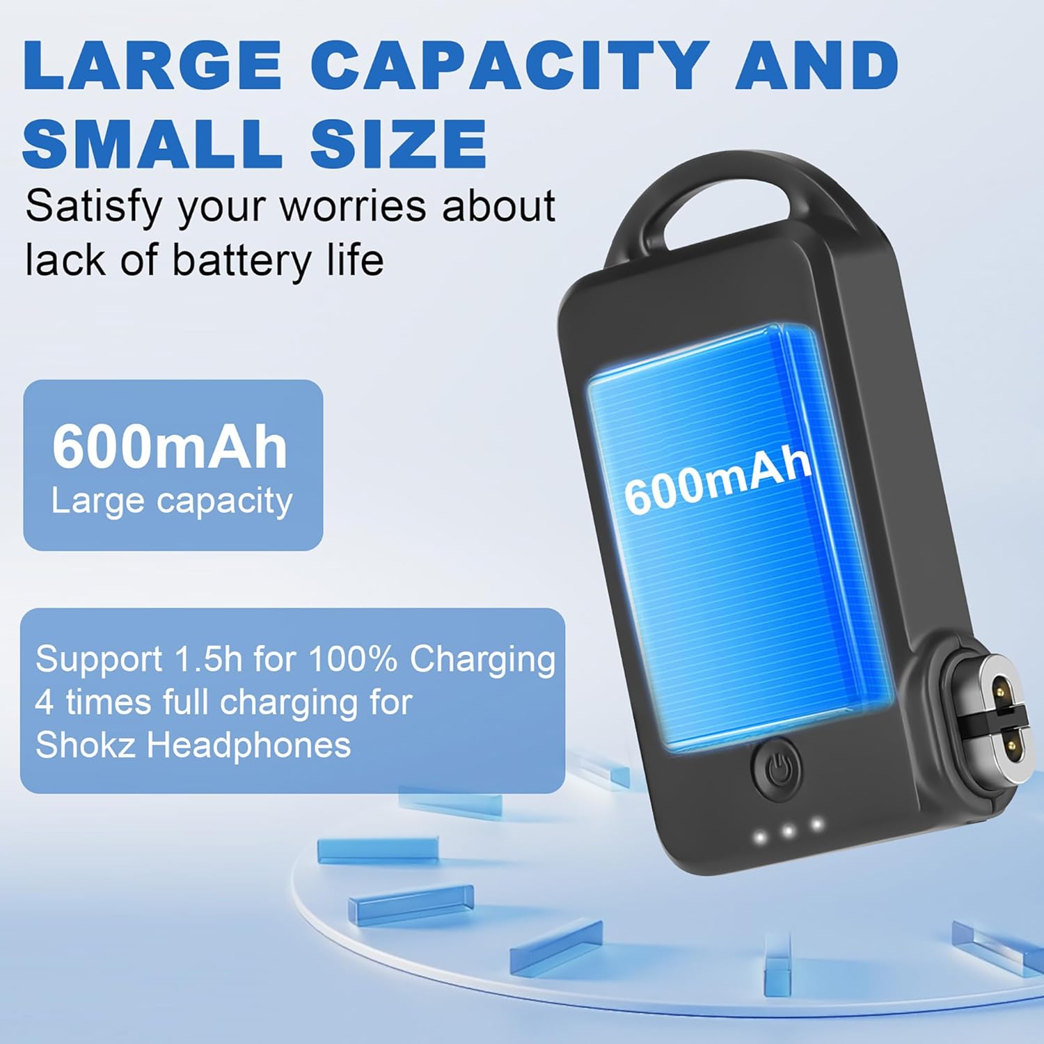 Portable Wireless Shokz Charger Replacement Shokz Charging Cable Magnetic Charger Cord for AfterShokz Aeropex AS800/S803/ASC100sg, Shokz Headphones OpenRun, Openrun Pro, OpenRun Mini, OpenComm2 UC - Image 4