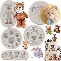 Vista 1 de Sijiangmold Molde de fondant de perlas 3D, molde de silicona para fondant, bolas de perlas semiesferas, moldes de chocolate para decoración