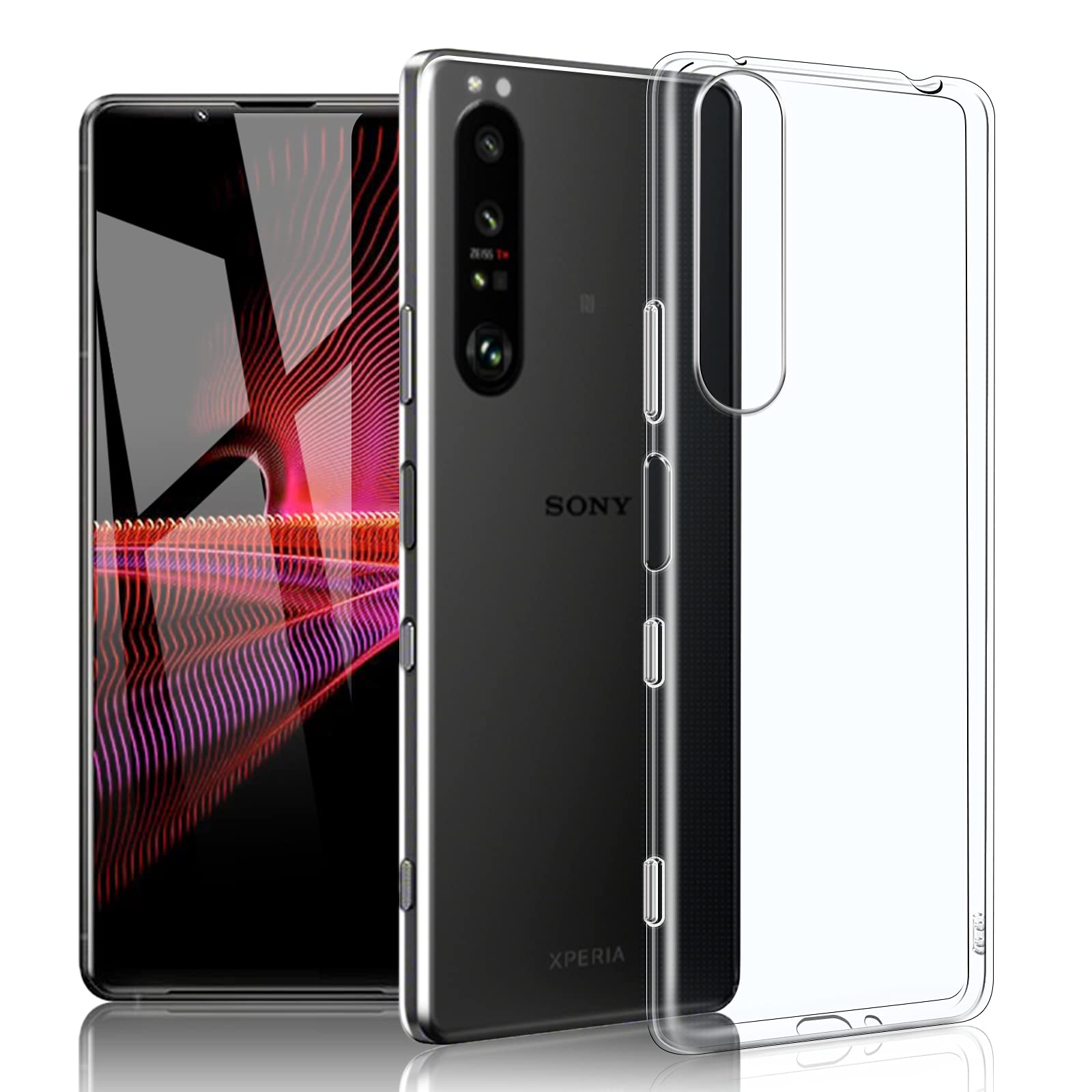 Amazon.co.jp: For Sony Xperia 1 III 專用ケース クリア SOG03 SO-51B