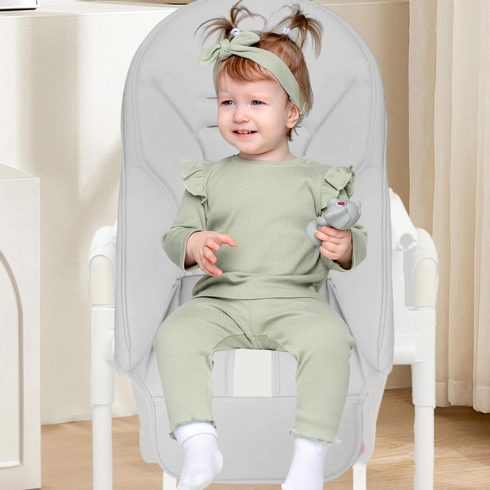 Housse de Chaise Haute GR-ACO | Coussin de Rembourrage pour bébé peg PE-rego | Protection Multifonctionnelle de Siège avec Rembourrage Doux
