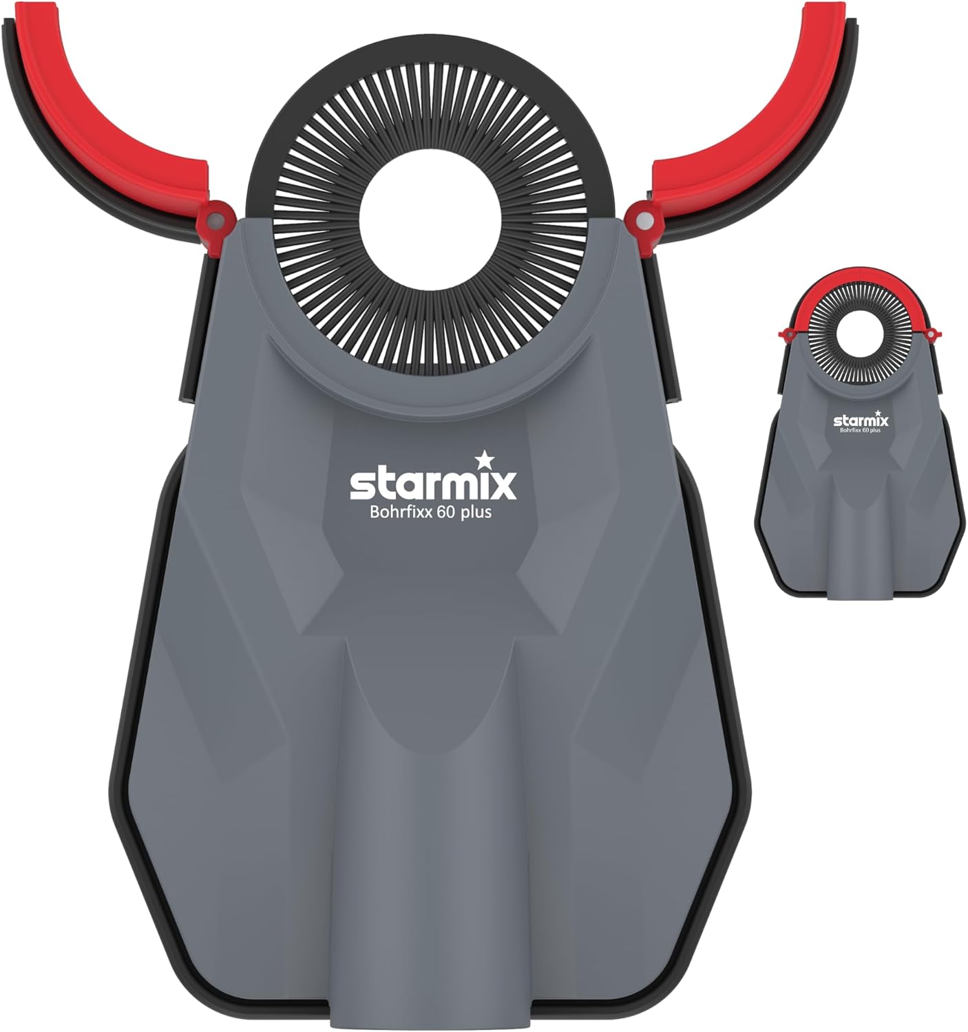 Starmix Bohrfixx 60 Plus - Dust-Free Collector for Drilling, Chiseling, Grinding from 1/2"/12mm to 2-3/8"/60mm Diameter - Expandable for Large Diameter Dust Collection - Power Tool Attachment, 103570