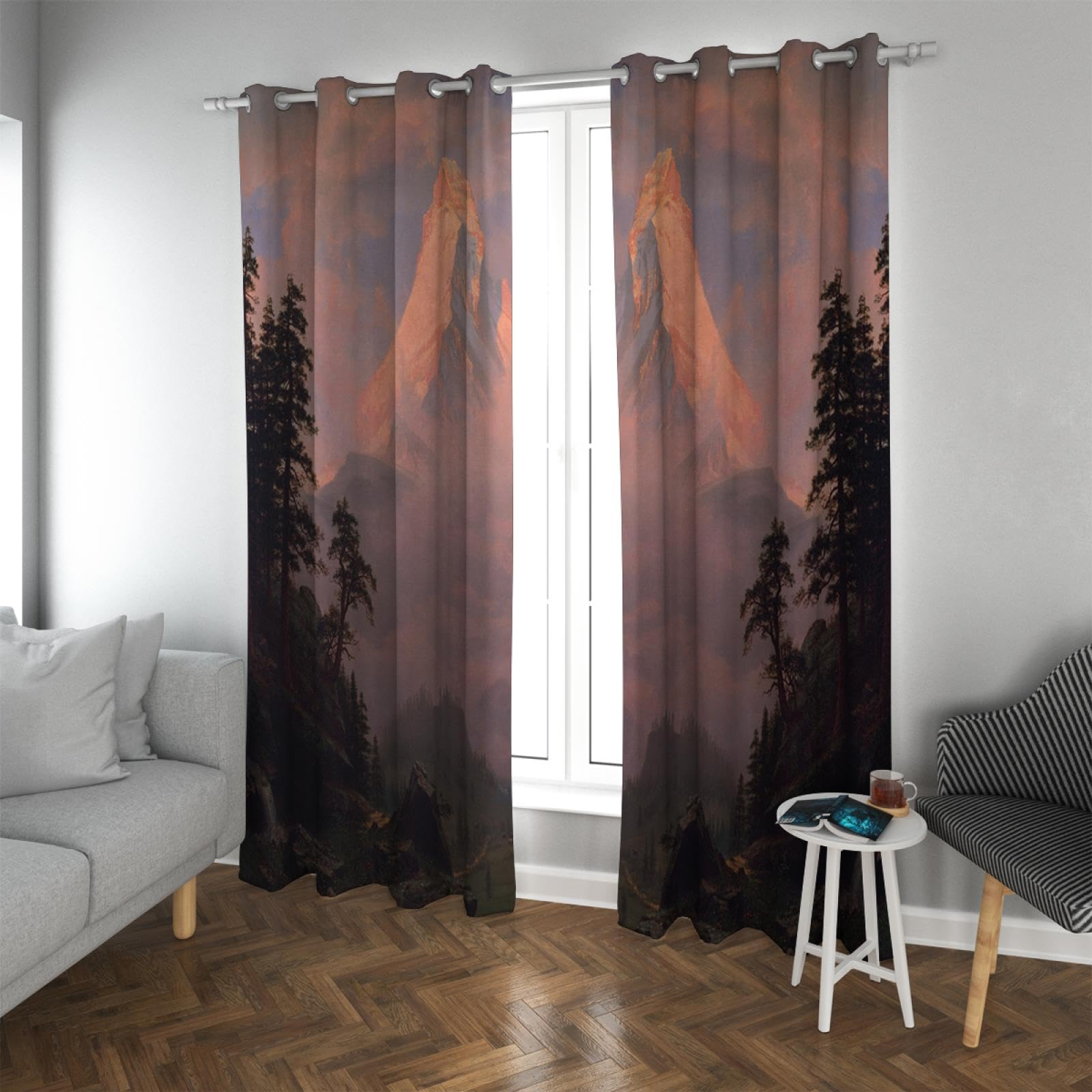 Rideaux occultants pour bloquer la lumière et isoler le salon du froid
