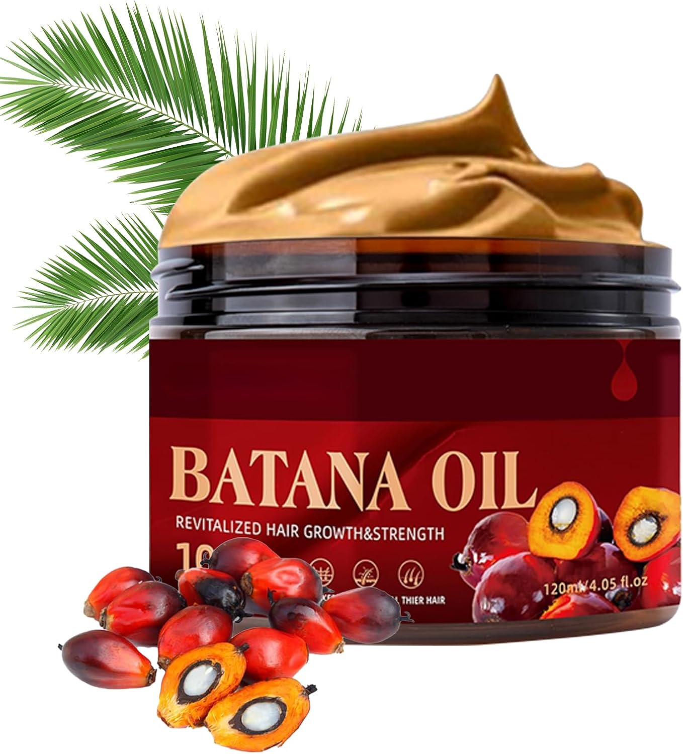 Aceite de Batana Pelo, 100% Pure Natural Batana Oil for Hair Growth, Batana Oil Adecuado para Todo Tipo de Cabello, Prevenir la Caída y Mejorar el Grosor del Cabello en Hombres y Mujeres