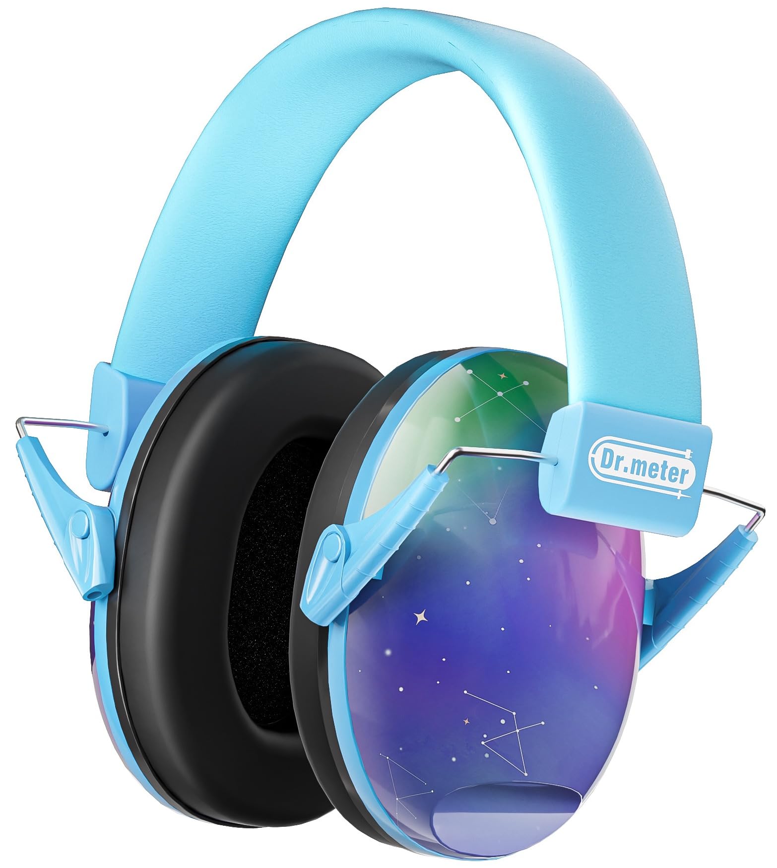 Dr.meter Ear Defenders Children, Kids Ear Defenders SNR 27.4dB Noise Cancelling Headphones for Kids Autism Sensory, Adjustable Headband, Hearing Protection for Fireworks Monster Truck Star Sky — image 1