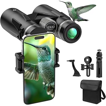 Sogries Binoculars Adult 12 x 42 with Tripod for Bird Watching