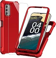 Vista 12 de Ailiber Funda para Nokia G310, Nokia G310 con protector de pantalla de vidrio templado, protección de estructura de 2 capas, esquinas a prueba