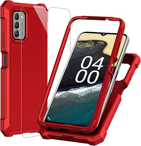 Ailiber Funda de teléfono para Nokia G310 5G, Nokia G310 con protector de pantalla de vidrio templado, protección de estructura de doble capa, disponible en Yaxa Guatemala