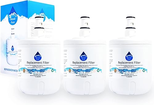 3-Pack Whirlpool ed25pexhb00 Frigorífico Filtro de agua de repuesto Cartucho de filtro de agua para nevera Whirlpool 8171413, 8171414 COMPATIBLES
