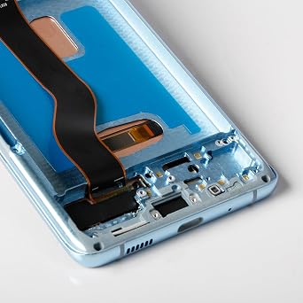 S20+ 5G OLED LCD Display +Cloud Blue Frame 6.67 Not 6.7 for Samsung Galaxy S20 Plus 4G SM-G985/S20+ 5G SM-G986 LCD Screen Replacement Touch Digitizer Assembly Kit