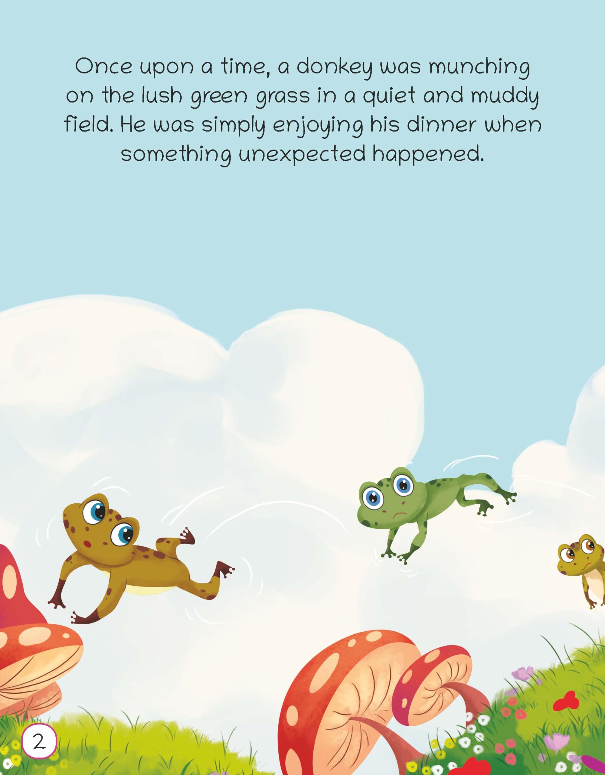Oswaal Lil Legends Moral Story Book, The Frogs and The Donkey for Kids Age 2+ | 16-Page Bedtime Story About Perspective and Patience | Picture Book for Early Readers, Nursery to LKG 1