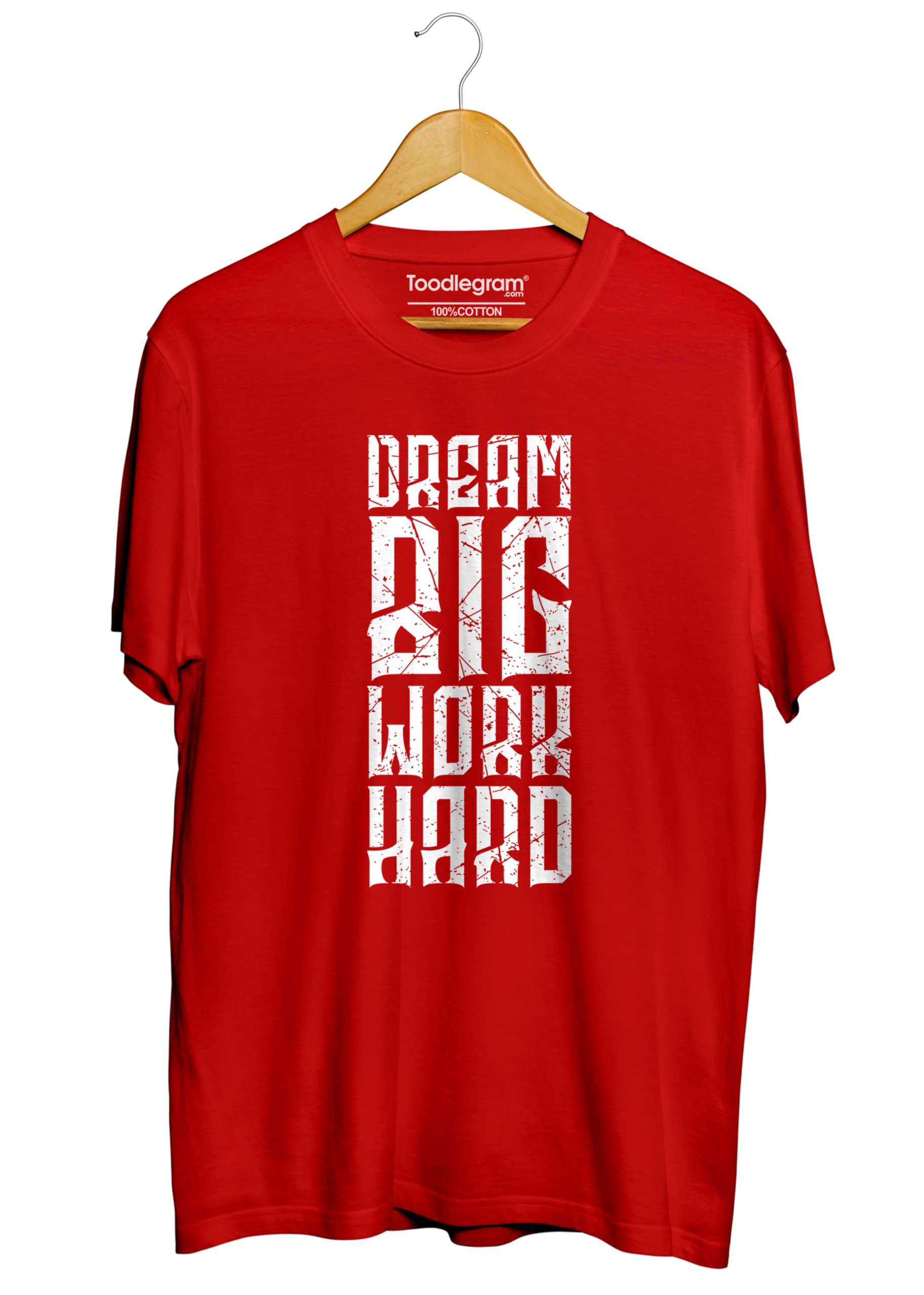 Fitness Collection Plus Sizes, Dream Big Unisex T-Shirt (L-7XL)
