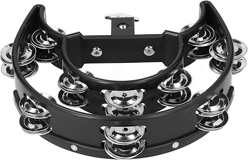 Miniatura 10 de Hi Hat Bell - Pandereta portátil para guitarristas para reuniones de amigos