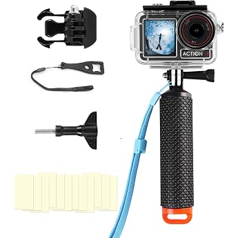 BO&amp;DQQ Underwater Case for DJI Osmo Action 5 Pro/4/3 - 164FT/50M Diving Housing with Camera Handle Mounting Accessory Kit