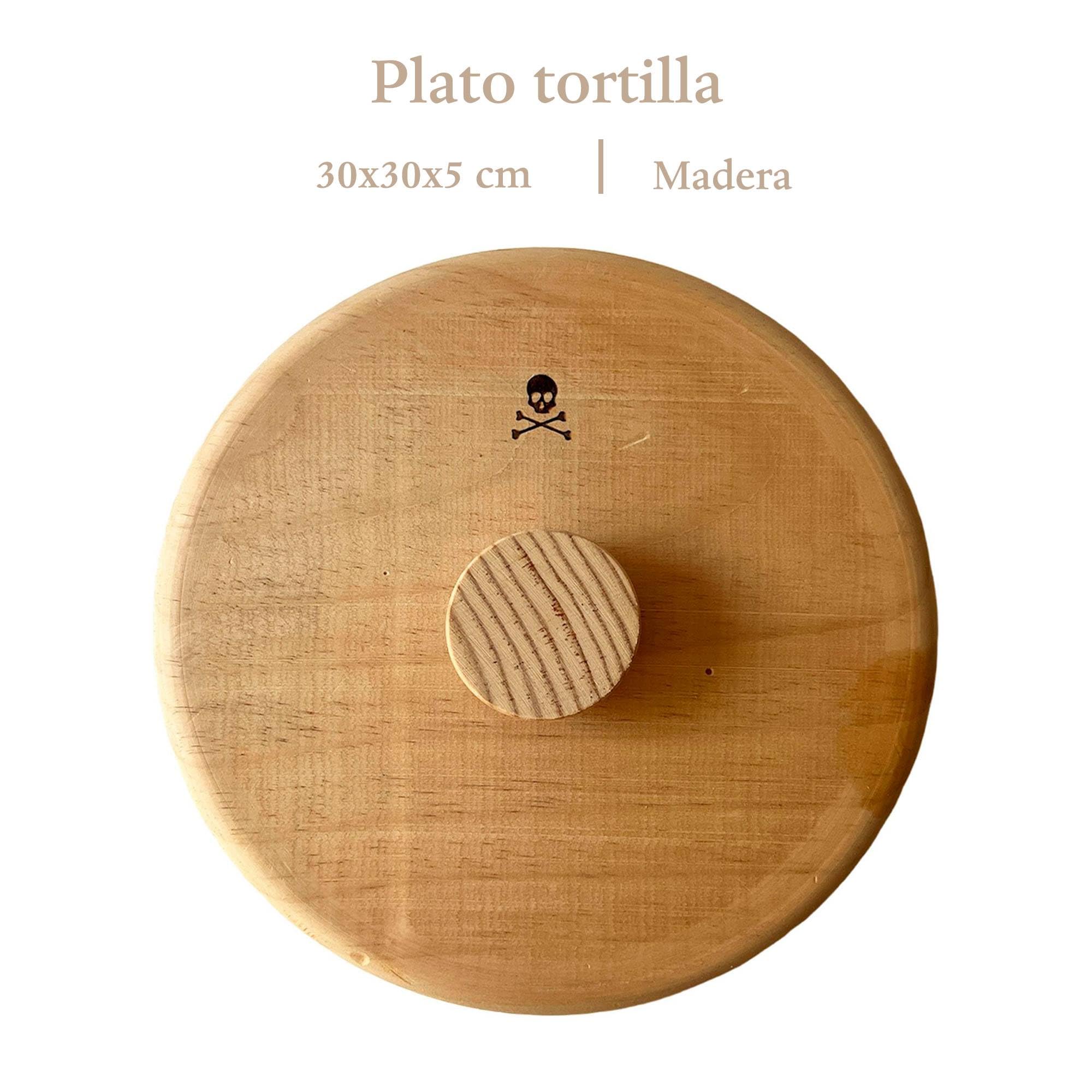 Scalpers PER260 Plato voltea Tortilla Ø30cm en Madera Home