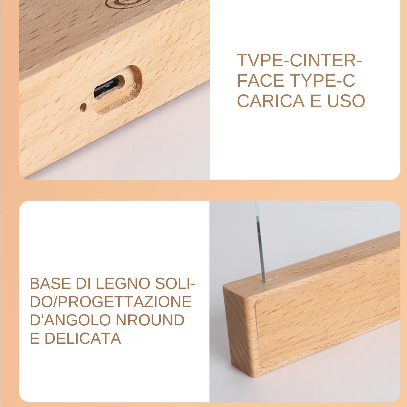 Generico Luce Da Libro Piatta Lampada Ricaricabile Trasparente A 3 Colori | Luce LED Regolabile, Trasparente E Doodleabile Per La Lettura Di Libri Per Studiare, Notte, , Scrivania, Comodino E Viaggio