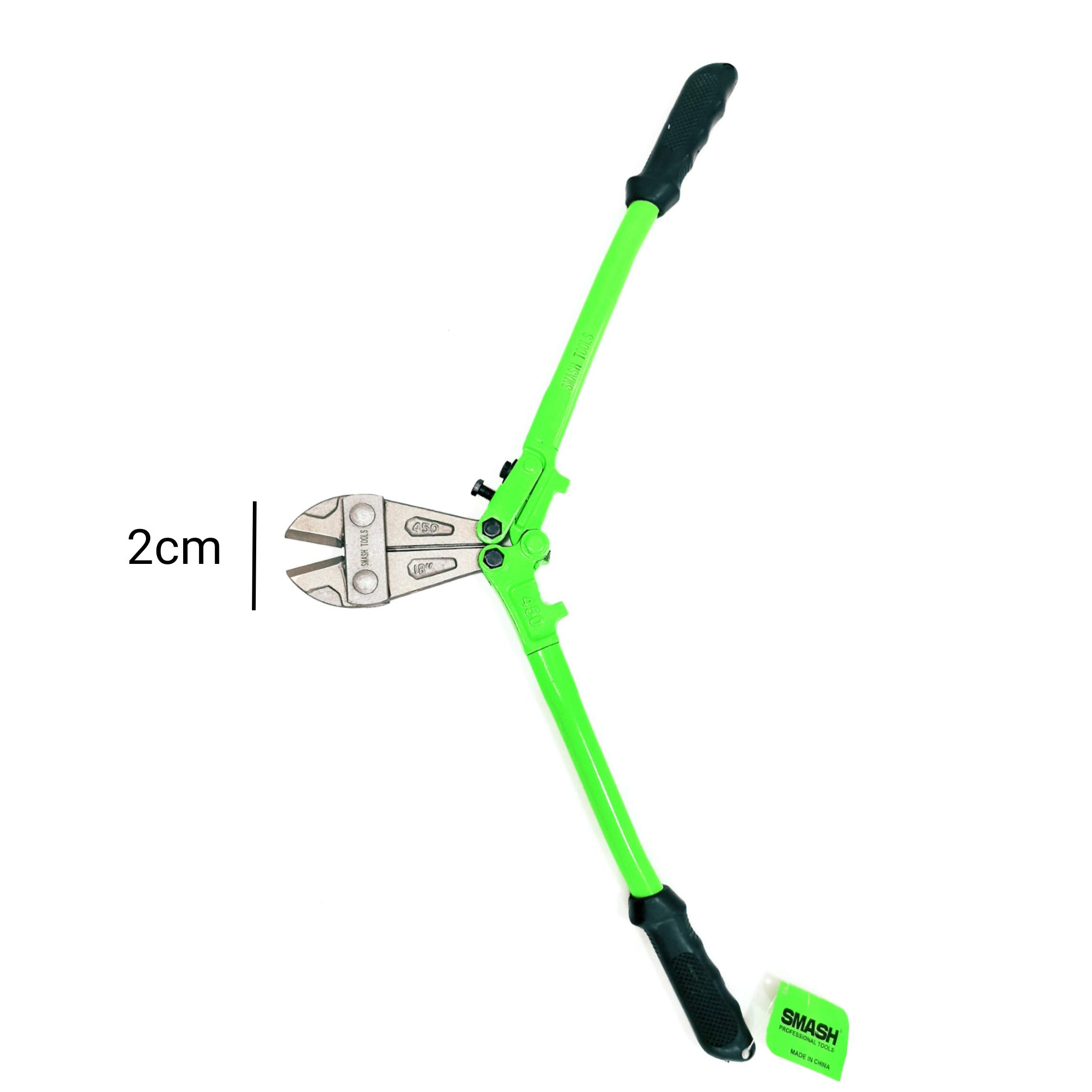 DARIT Smash Bolt Cutter, Heavy Duty Steel Chrome Alloy Jaws, Compound Cutting Chain Lock, Cable & Wire Mesh, Bi-Material Comfortable Ergonomic Shape Soft Rubber Grip Thick Handle (18 INCHES) 1