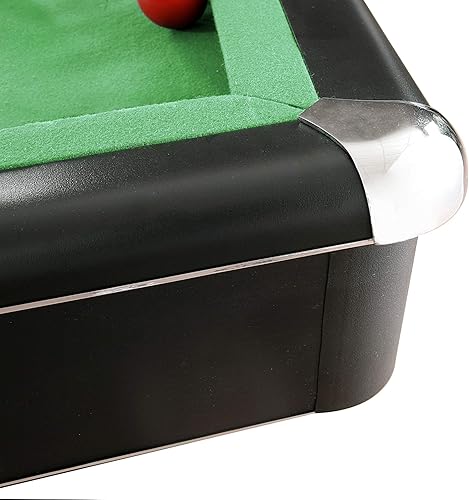 Miniatura 10 de Renegade - Mesa de billar de pizarra de 54 pulgadas para salas de juegos familiares con fieltro verde, tacos de 48 pulgadas, bolas, cepillo y tiza