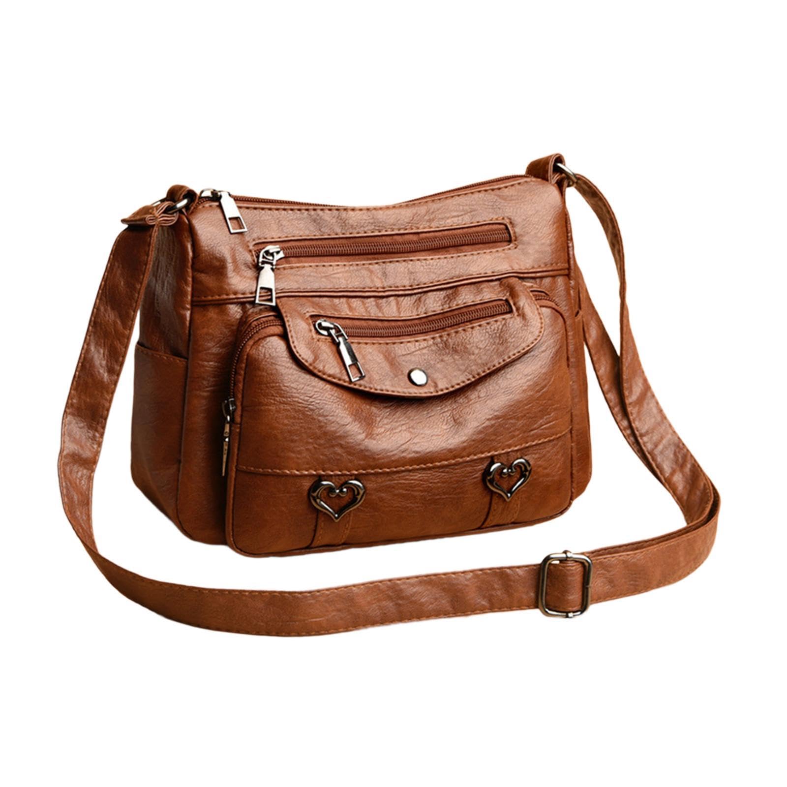 ZOOMELLA Women Shoulder Bag Crossbody Bag Pouch Tote Bag for Shopping Commuting Party Brown|Women's Handbags & Bags|Clothing, Shoes & Accessories-picture-22