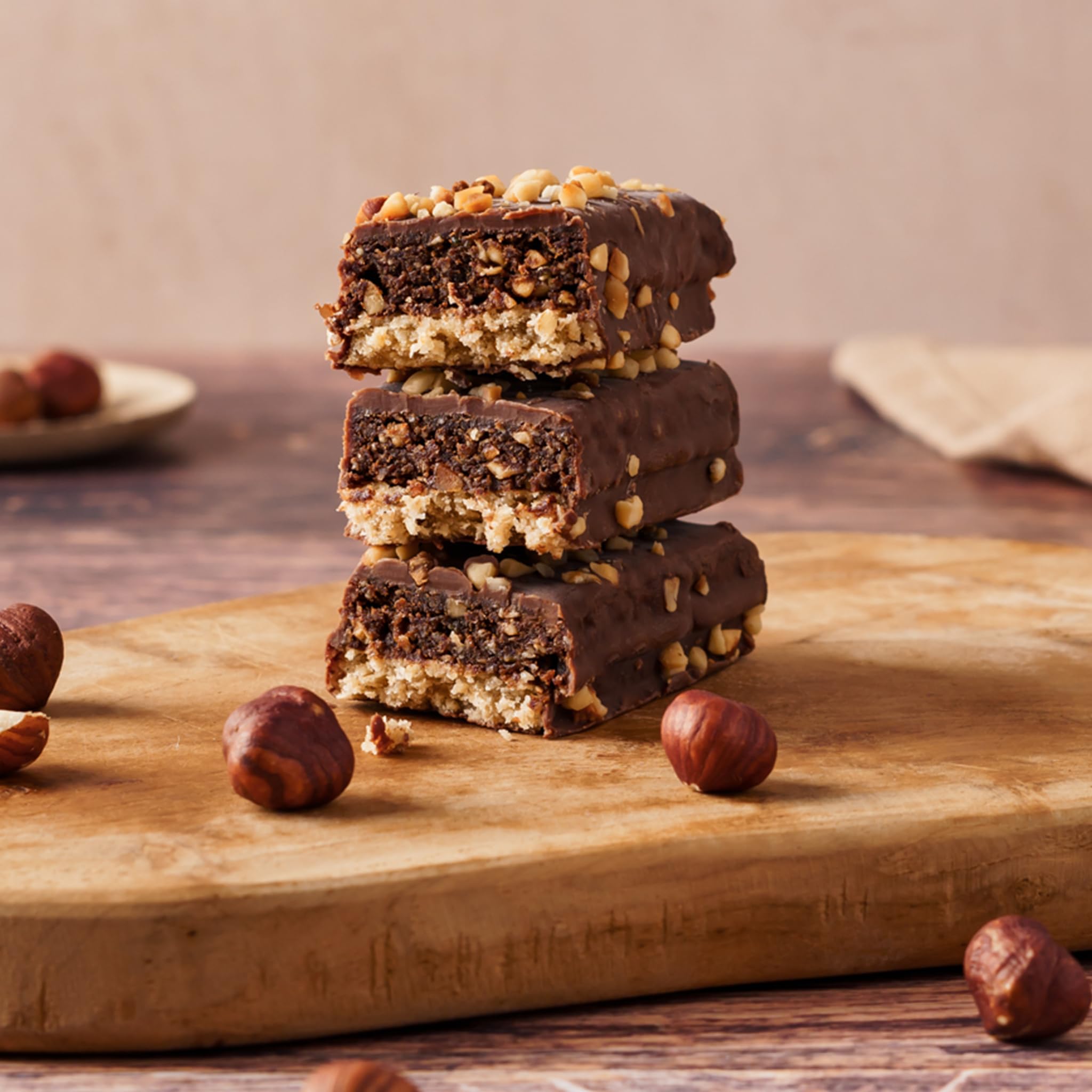 Naturally Pam Cake Bar – Bio & veganer Haferriegel, glutenfrei & ohne Rohrzucker – Natürlich leckerer Müsliriegel-Snack von Pamela Reif - Soft Hazelnut 12x44g