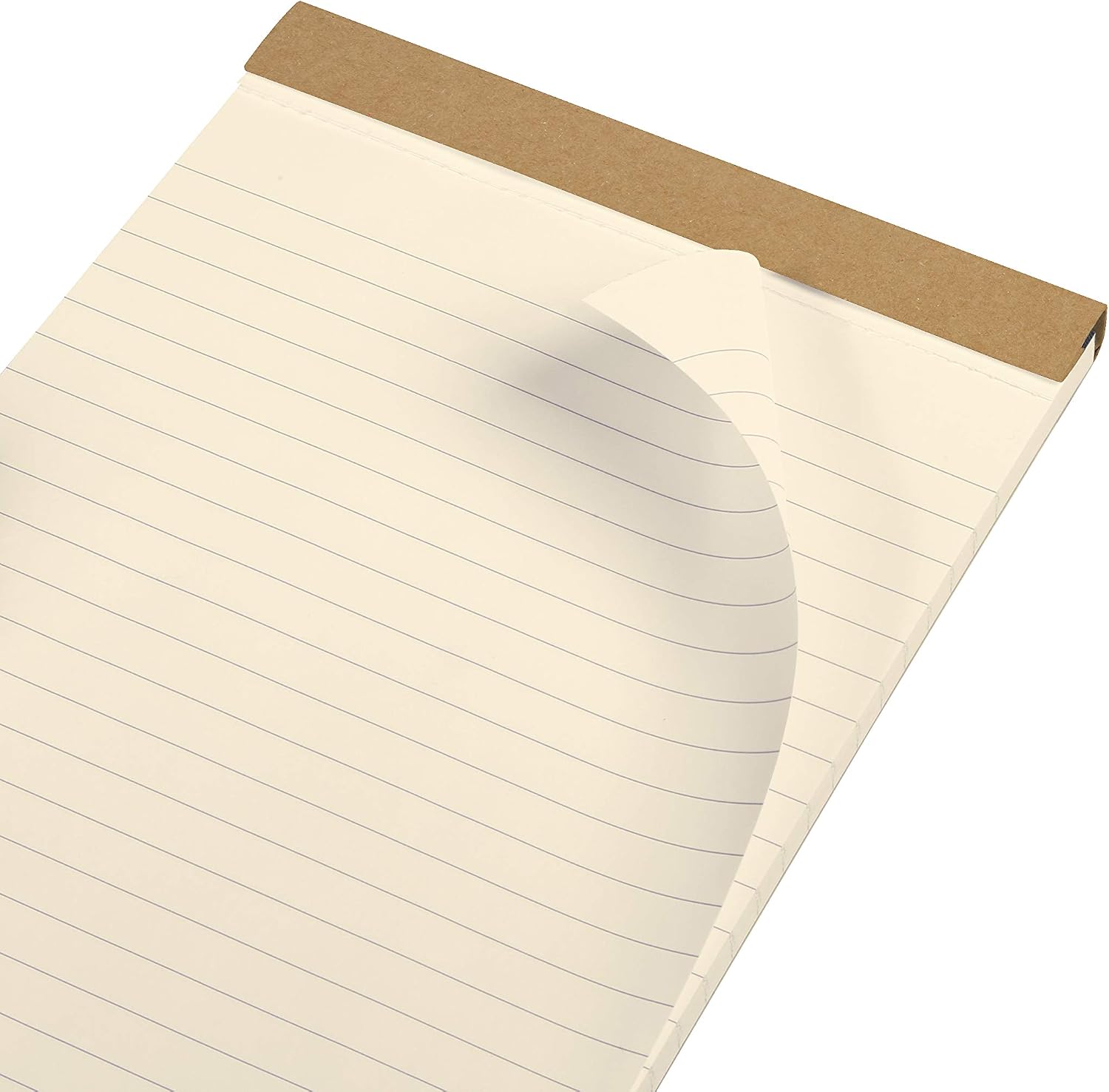 Clairefontaine 103636C, A pack of 5 glued Flying Spirit Kraft letterhead pads 140 detachable ivory pages 14.8x21cm 90g lined - Image 3