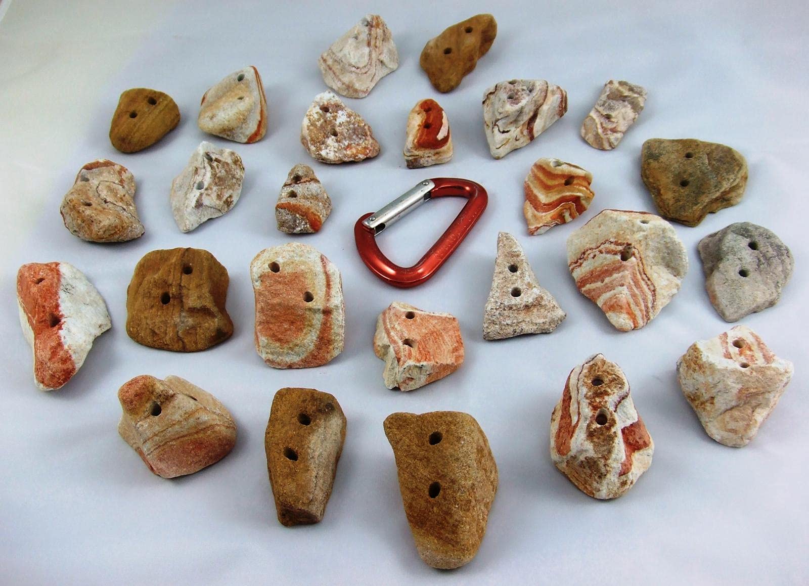 20 Rock Climbing Holds, JIB/Crimp (2” to 3” Used to add Difficulty to a Wall) Rock Wall Holds, Rock Climbing Equipment