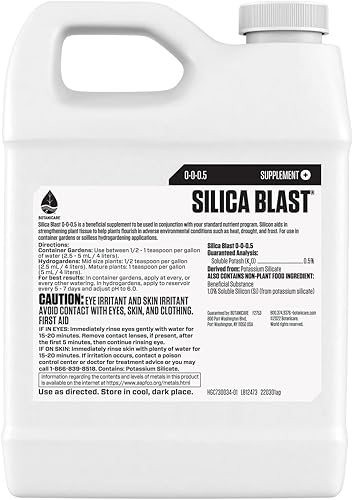 Miniatura 2 de Botanicare SILICA BLAST suplemento de planta fórmula 0-0-05 1 galón Sencillo