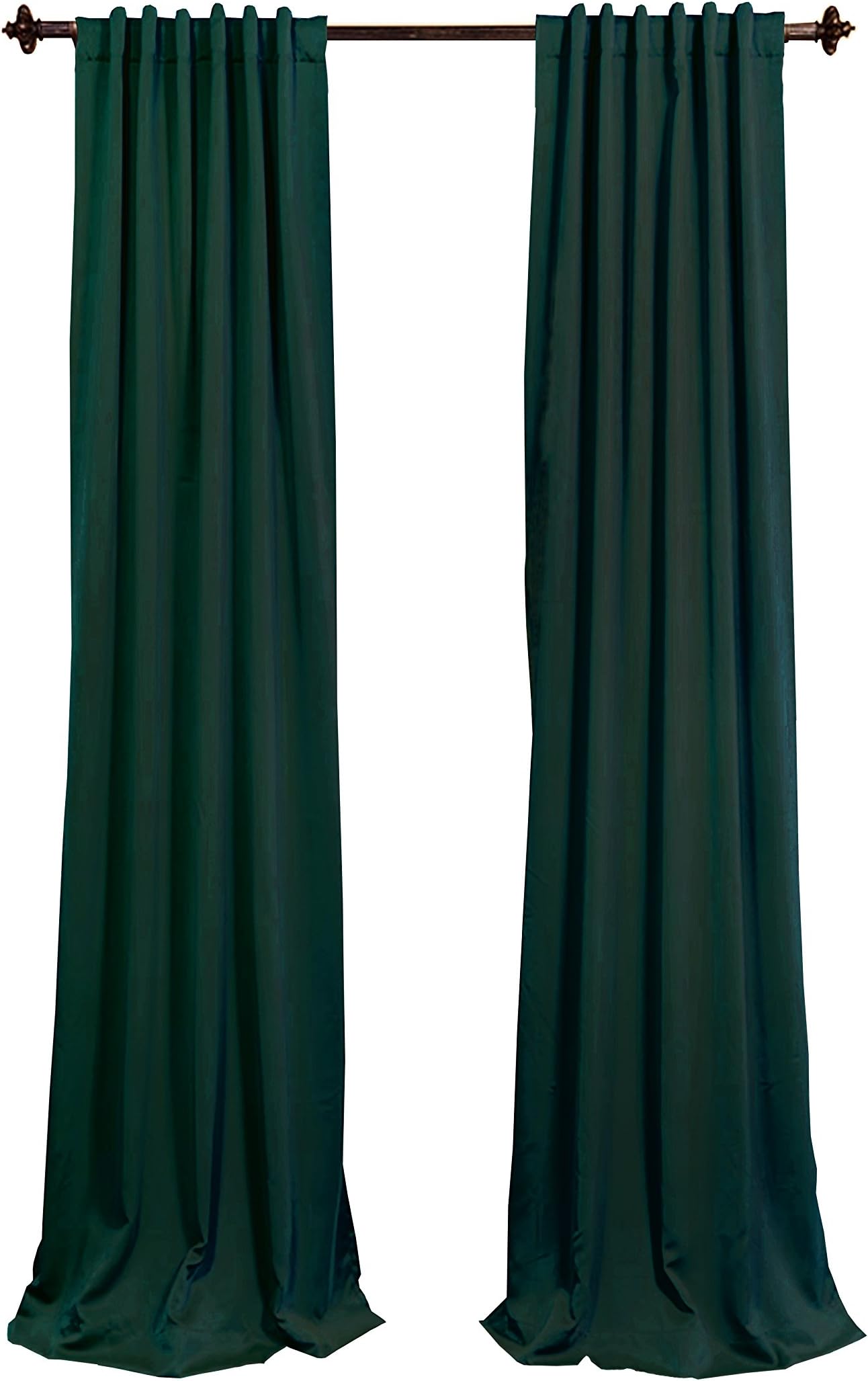 ArtOFabric Polyester Curtain Panel 56x36 Inch - Hunter Green