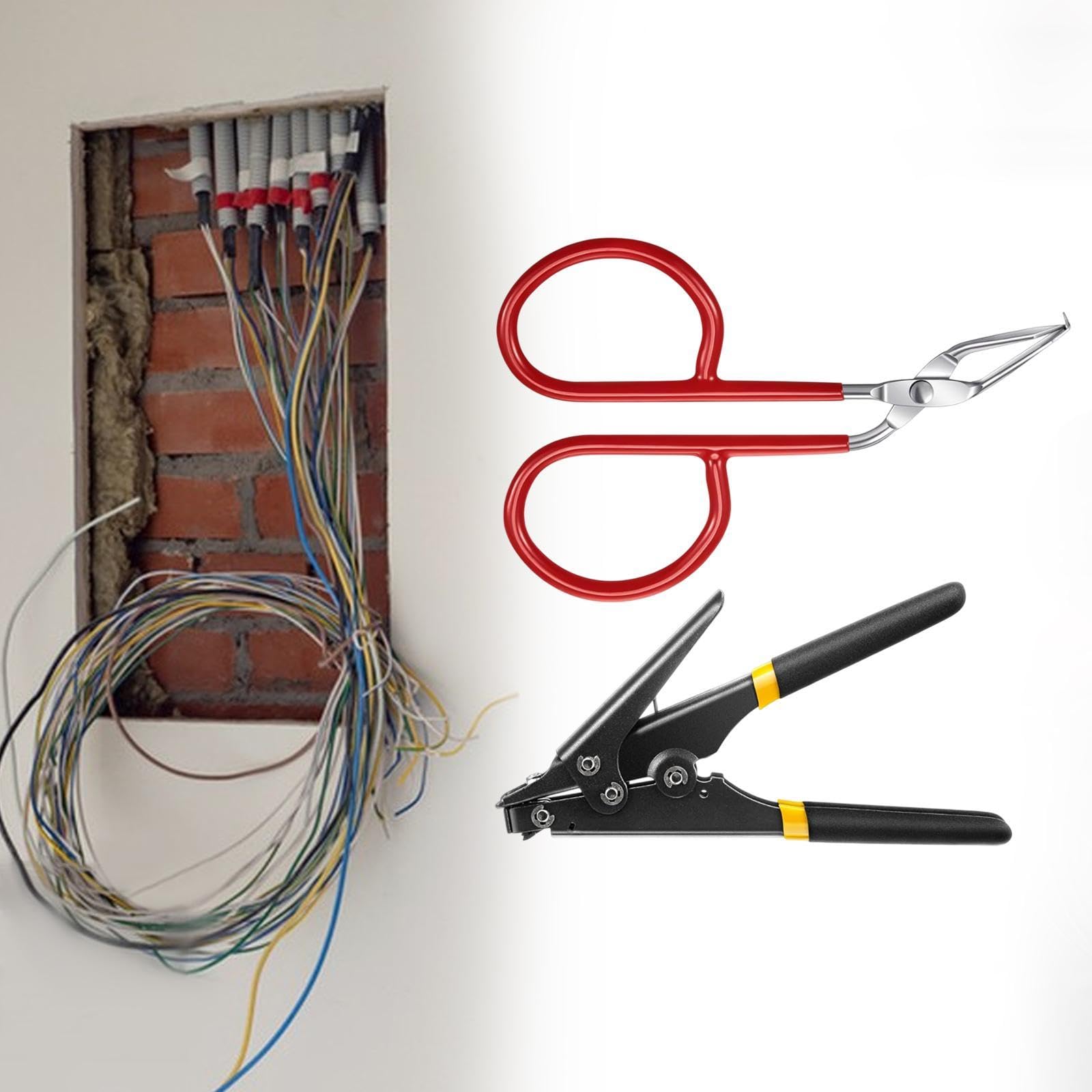 Oshhni 2 pièces Cable Tie ouvre-zip Tie à croix réutilisable Réutilisables