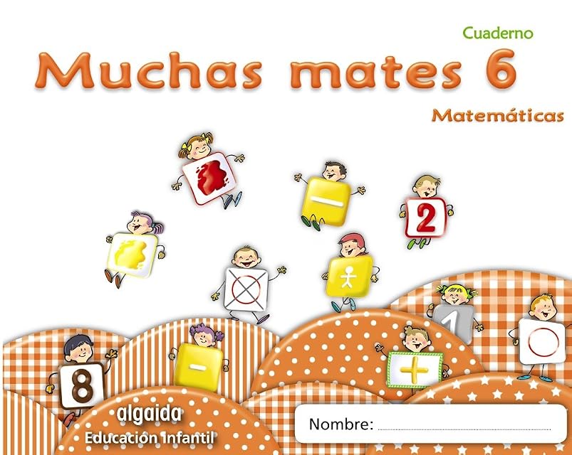 Portada de Muchas Mates 6 Educacion Infantil 3/5