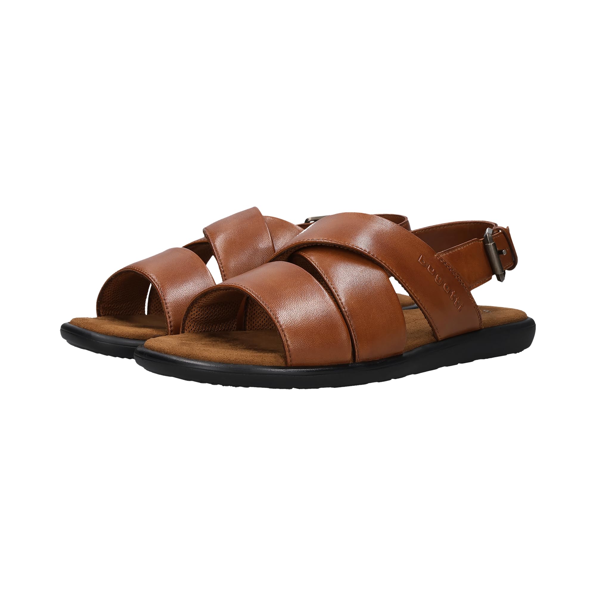 bugatti Men's 331-ax280 Sandal, Cognac, 9.5 UK