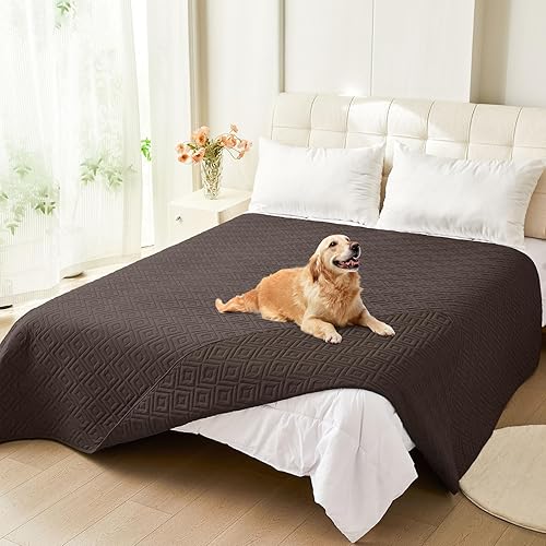 Miniatura 67 de hyha Manta impermeable para perro, manta suave para cama de perro, manta para mascotas, funda de sofá impermeable lavable para perros, fundas Gris