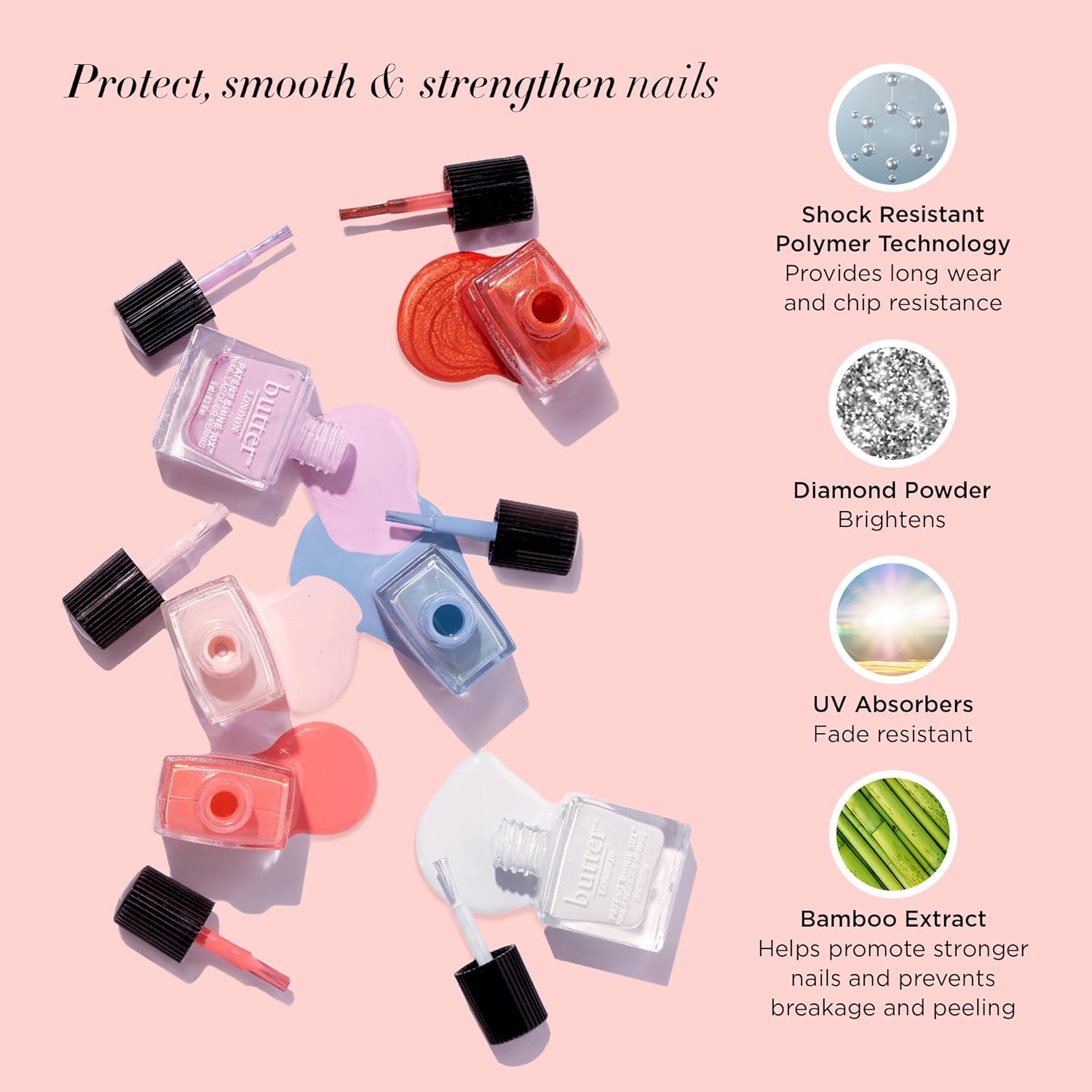 butter LONDON Patent Shine 10X Nail Lacquer Polish - Gel-Like Finish & Chip-Resistant Nail Lacquer Helps Protects & Strengthens Nails - Vegan & Cruelty-Free