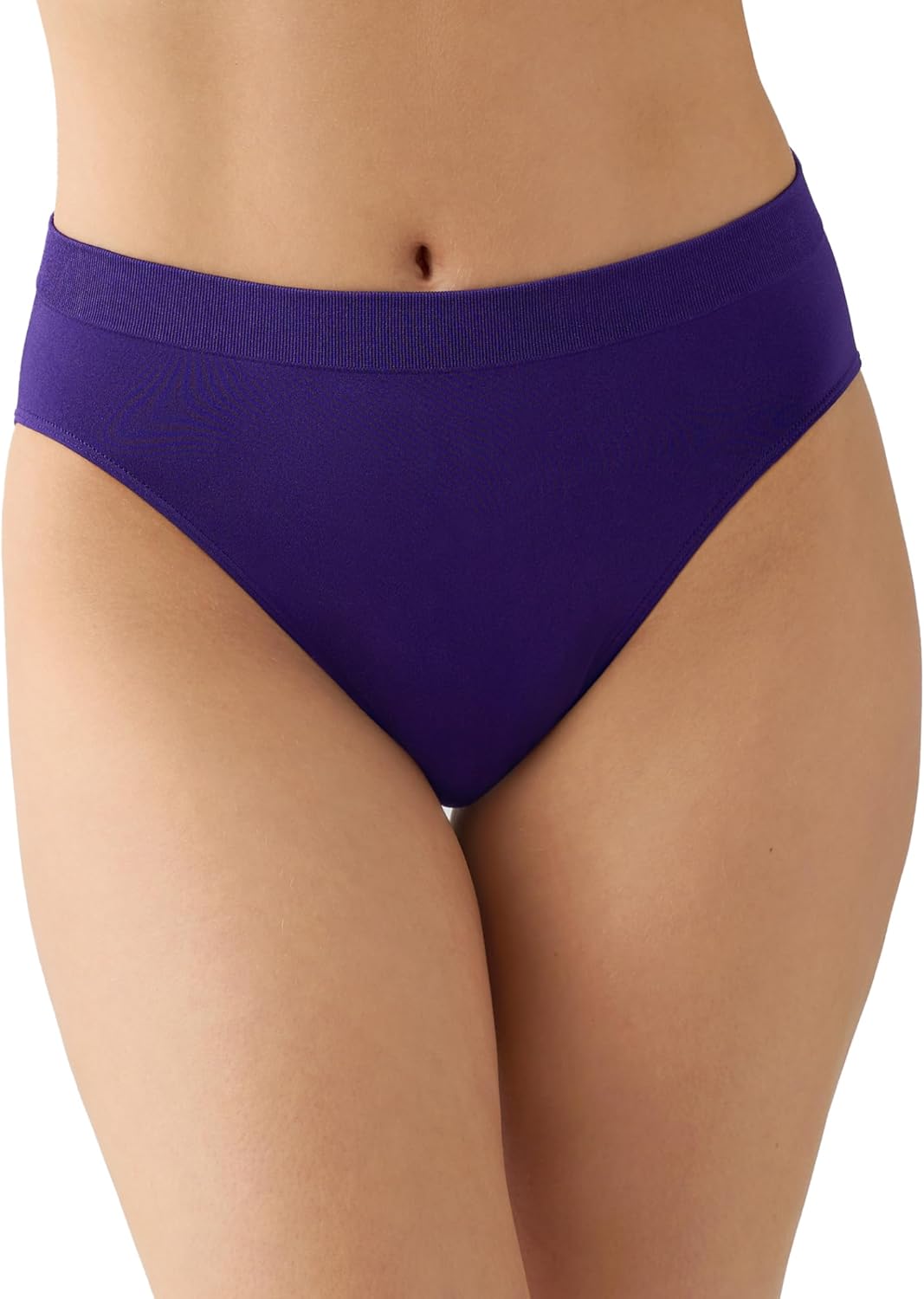 Wacoal Women's B-Smooth Seamless Full Coverage Hi-Cut Brief Panty, 834175