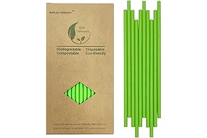 Green Straws Plastic: Eco-Friendly Party Essential