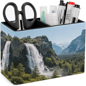 Minimalist Design Desktop Pen Holder Yosemite National Park Pen Cup Perfect for Desktop Decor Stationery Supplies And Creative Stationery Holder