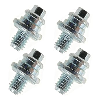 4 PCS 3/8"-16 Side Battery Terminal Bolts | Short Stud Post Extender, For Car, Truck, RV & Boat, Electrical Cables