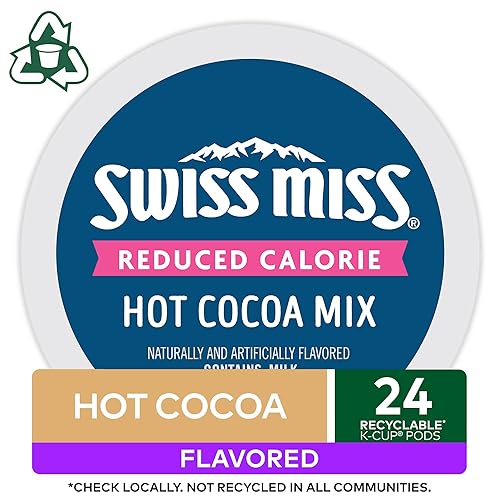 Miniatura 4 de Swiss Miss Sensible Sweets Light Hot Cocoa Keurig - Cápsulas K-Cup de una sola porción, 12 unidades