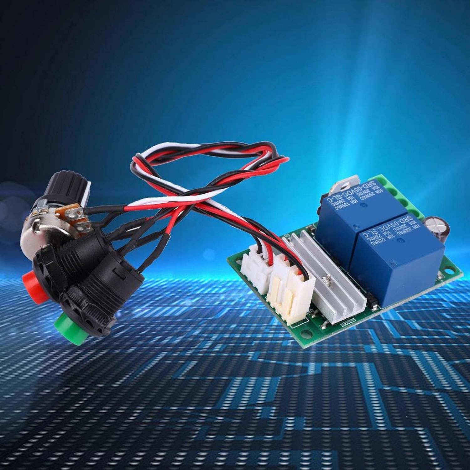 Buy DC Motor Controller, 3A PWM Motor Regulator 6~24V 3A CW CCW ...