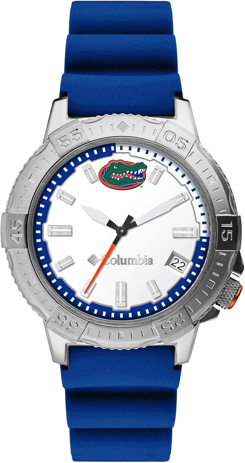 Columbia Peak Patrol Florida Gators Men's Watch with Blue Silicon Strap