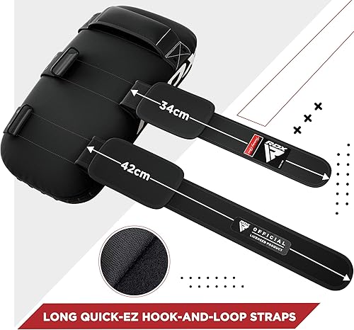 Miniatura 6 de RDX Muay Thai Pad for Training, Curved Kickboxing kicking strike Shield, Coaching Kick Boxing, MMA, Martial Arts, Karate, Taekwondo, Punching, Foot,