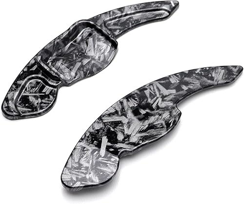 Miniatura 5 de iJDMTOY Patrón de fibra de Caron forjadaestilo extensiones de palanca de cambios de dirección más grandes compatibles con Mazda 3Axela 6Atenza CX-3