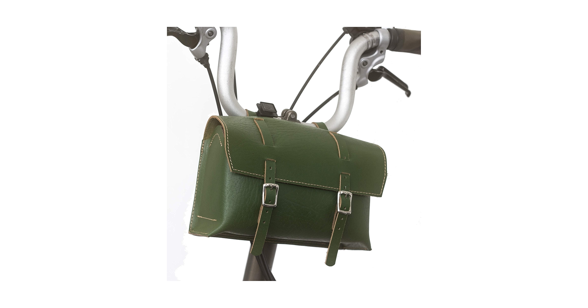 ブロンプトン ショルダーバッグ フロントバッグ キャンパス レザー Amazon | London Craftwork レザーハンドルバーサドルバッグ