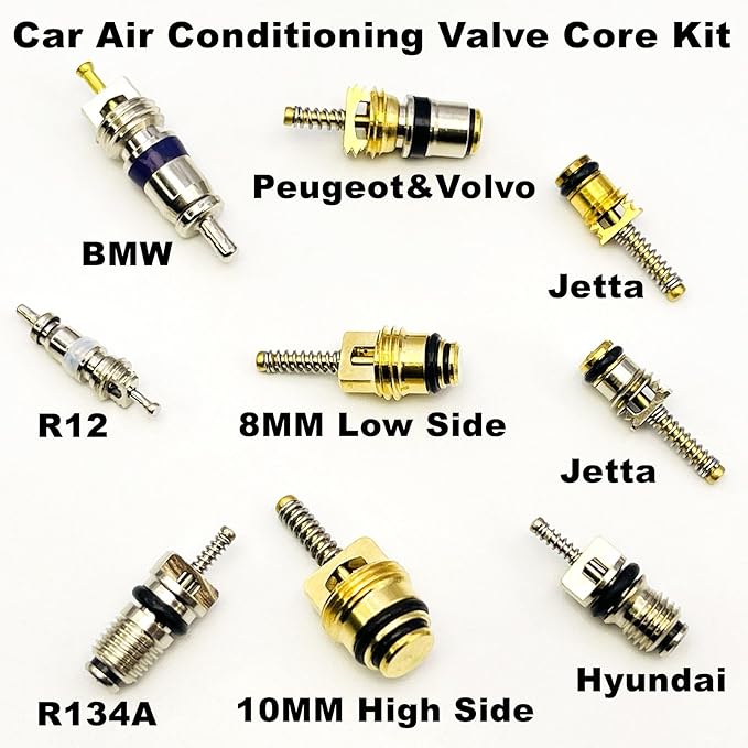 Kit de 134 Piezas para Válvulas de Aire Acondicionado de Auto miniatura 3