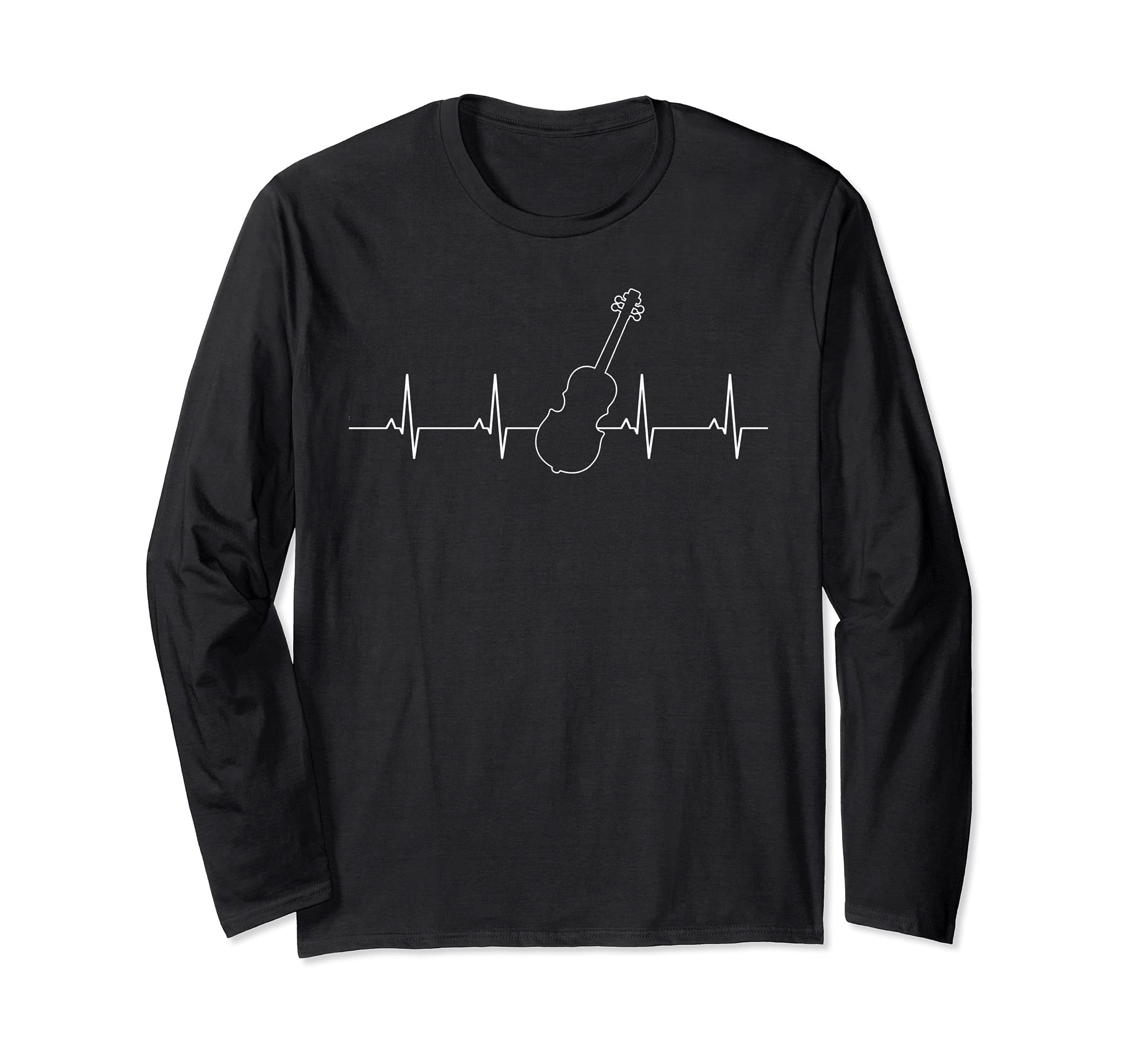 Violinist Violin Player Long Sleeve T-Shirt, Black