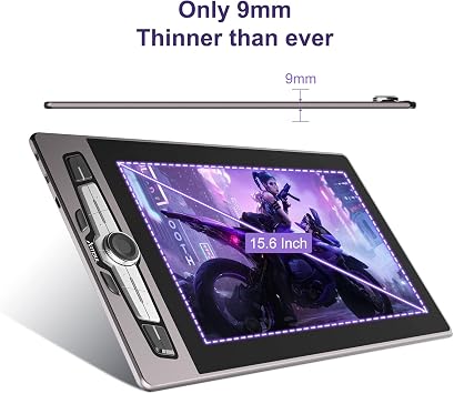 Artisul SP1603 M0610 Pro Graphics Drawing Tablet Battery-Free Stylus Digital Drawing Tablet Compatible with Windows, Mac, and Android